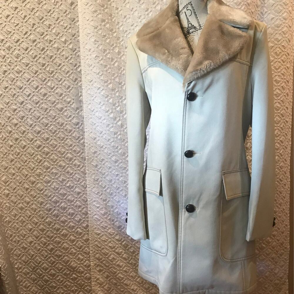 Vintage Campus Faux Fur Unisex coat.